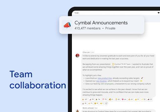Google Chat screenshot