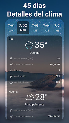 Captura de pantalla de Tiempo y clima - Radar
