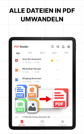 PDF Reader - PDF Converter Screenshot