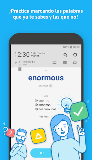Captura de pantalla de WordBit Inglés