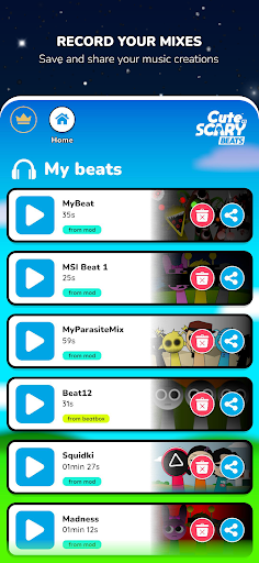 Cute vs Scary Beats™ 2 Sprunki Screenshot