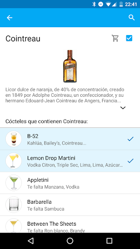 Captura de pantalla de Mi bar de cócteles Pro