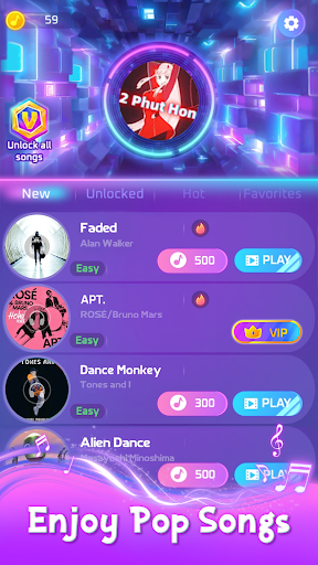 Captura de pantalla de Running Ball:Music Color Dance