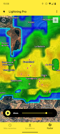 Captura de pantalla de My Lightning Tracker