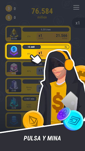 Captura de pantalla de Crypto Miner Tycoon