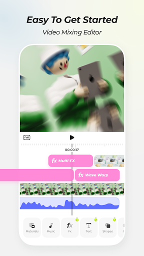 Blurrr – Musikvideo-Editor-App Screenshot