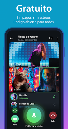 Captura de pantalla de Telegram