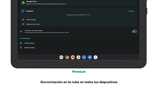 Captura de pantalla de Tilla Premium