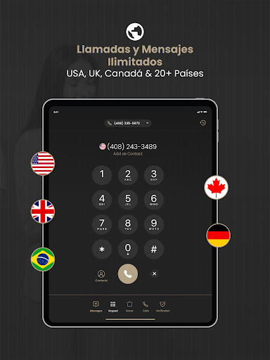 Captura de pantalla de 2nd Line+ Segundo Numero, eSIM