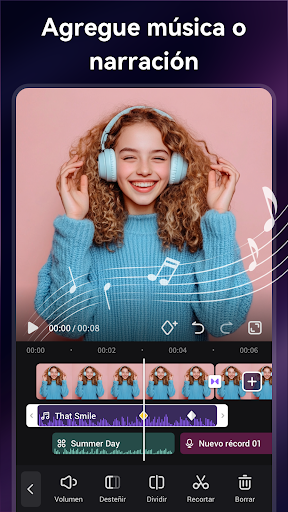 Captura de pantalla de Creador de video con música