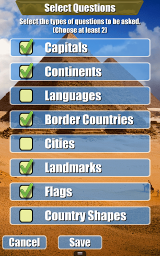 Captura de pantalla de Un Montón de Países