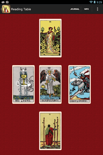 Captura de pantalla de Tarot!