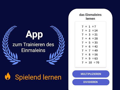 Einmaleins Mathe - Trainer 1x1 Screenshot