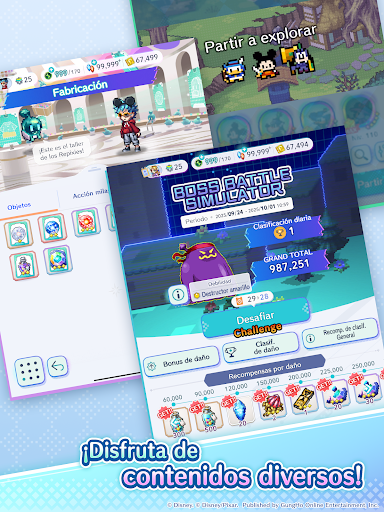 Captura de pantalla de Disney Pixel RPG