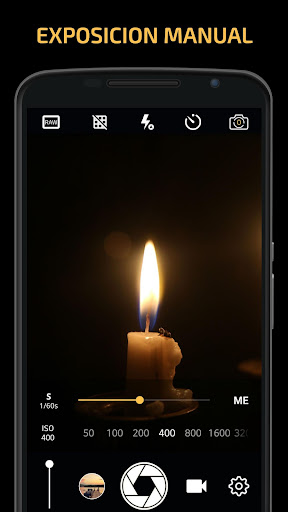 Captura de pantalla de Cámara manual: DSLR Cámara Pro
