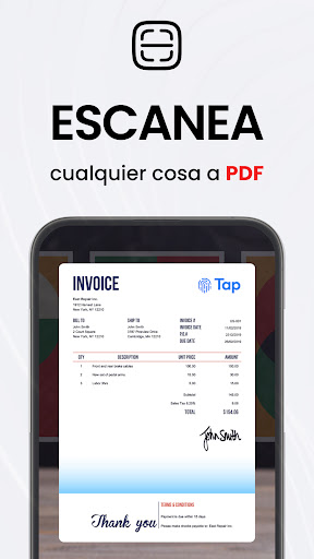 Captura de pantalla de Escáner a PDF - TapScanner