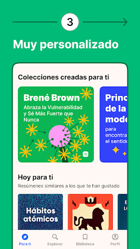 Captura de pantalla de Headway - Resúmenes de Libros