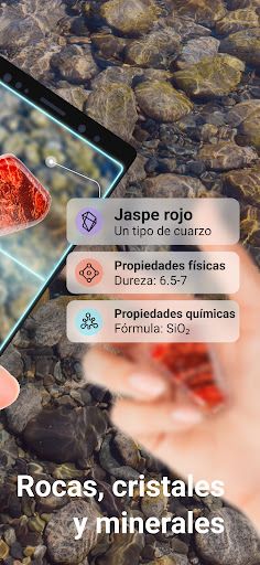 Captura de pantalla de Rock Identifier: Escanear Roca