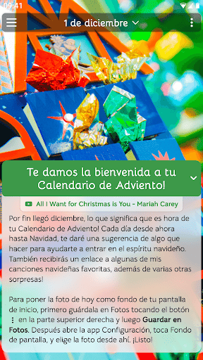 Captura de pantalla de Cuenta Regresiva para Navidad