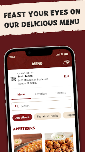 Captura de pantalla de Outback Steakhouse