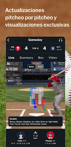 Captura de pantalla de MLB
