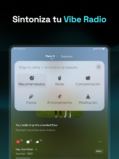 Captura de pantalla de Mureka: Radio y Música con IA