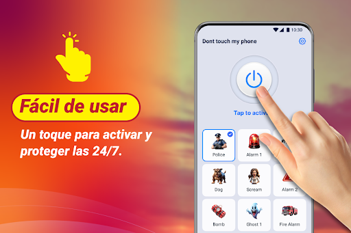 Captura de pantalla de Alarma Antirrobo para Teléfono