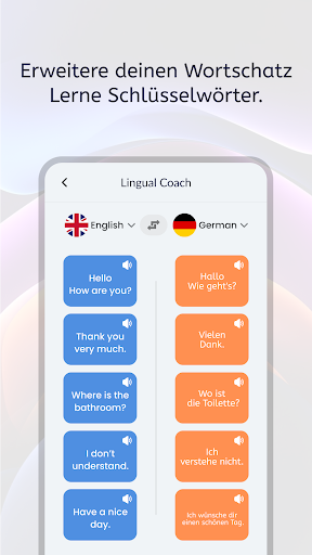 Lingual Coach: Lernen mit KI Screenshot