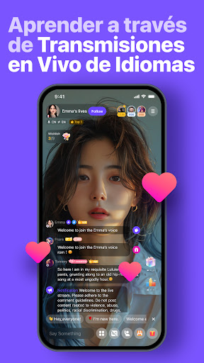 Captura de pantalla de HelloTalk - Aprende idioma