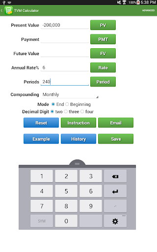Captura de pantalla de Financial Calculators Pro
