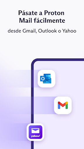 Captura de pantalla de Proton Mail: Correo cifrado