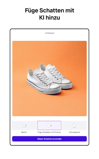 Photoroom: KI-Fotoeditor Screenshot