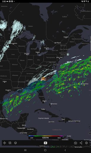 Captura de pantalla de MyRadar Weather Radar Pro
