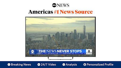 Captura de pantalla de ABC News: Breaking News Live