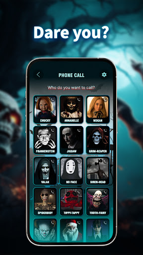 Captura de pantalla de Scary Prank Call & Fake Chat