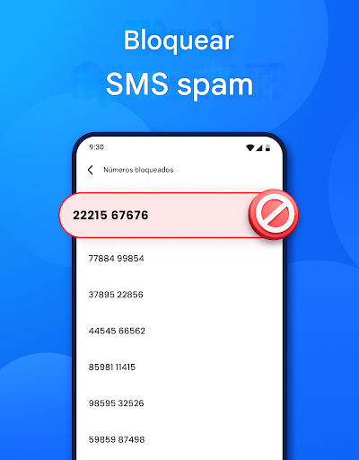 Captura de pantalla de Aplicación de mensajería SMS