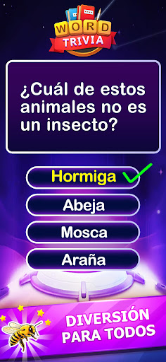 Captura de pantalla de Word Trivia Juego de palabras
