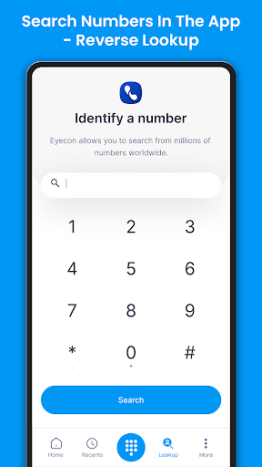 Captura de pantalla de Eyecon Caller ID & Spam Block