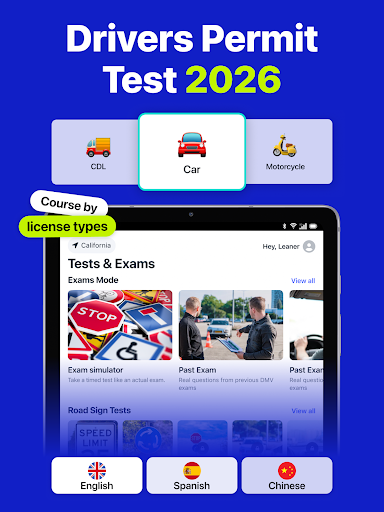 DMV Permit Practice Test 2026 Screenshot