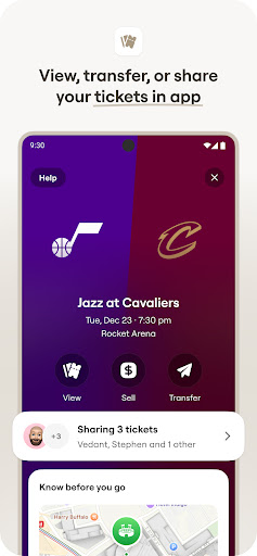 Captura de pantalla de SeatGeek – Tickets to Events