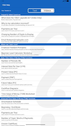 10bii Financial Calculator screenshot