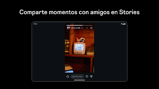 Captura de pantalla de Instagram