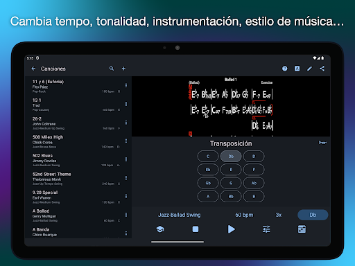Captura de pantalla de iReal Pro