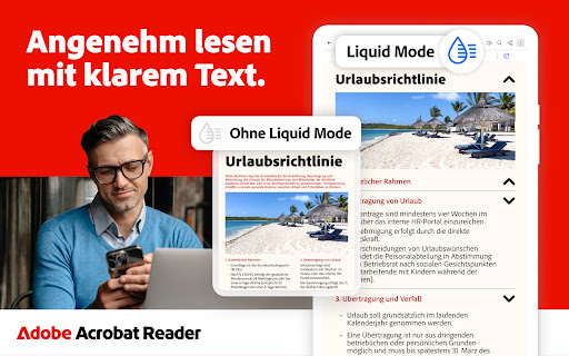 Adobe Acrobat Reader für PDF Screenshot