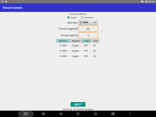 Electrician's Bible Screenshot