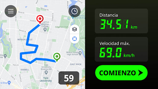 Captura de pantalla de Velocímetro GPS - Odômetro app