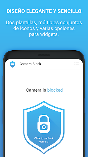 Captura de pantalla de Bloqueador Camara - Anti espia