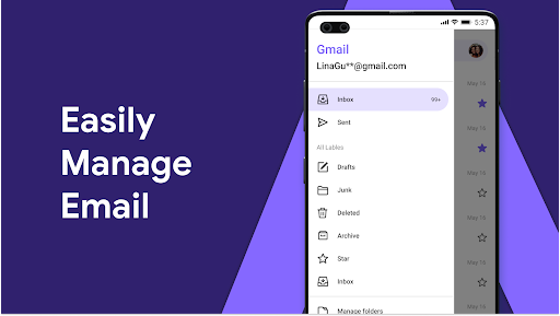 Captura de pantalla de Email: Fast, Manage All Mails