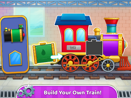 Captura de pantalla de Train Station Game for Kids
