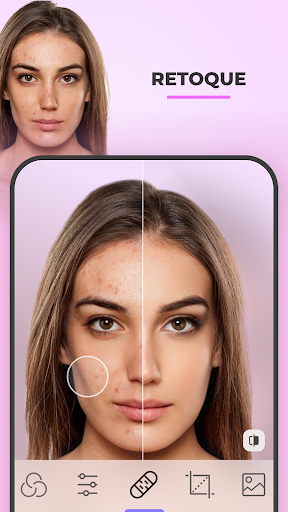 Captura de pantalla de FaceApp: Editor facial